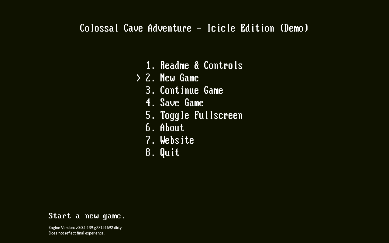 colossal cave game map